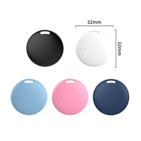 Traceurs GPS double système compatibles avec Apple Find My (iOS) et Google Find Hub (Android) pour animaux de compagnie, bagages, clés