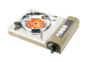 Réchaud à <span class=keywords><strong>gaz</strong></span> portable d'extérieur Ranp Steel léger, coupe-vent, au <span class=keywords><strong>propane</strong></span> et au butane, avec infrarouge intégré et <span class=keywords><strong>mini</strong></span>-<span class=keywords><strong>bouteille</strong></span> de butane - Product Image 4