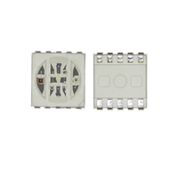Perles LED SMD 5050 0,1W haute puissance 665nm lumière rouge 3V, patch laser pour la luminothérapie