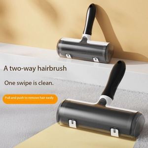Rouleau réutilisable autonettoyant en plastique pour enlever les poils d'animaux avec poignée détachable pour chats, chiens, utilisation multi-surfaces - Product Image 5