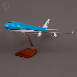<span class=keywords><strong>Boeing</strong></span>-avión artesanal de 47cm, Avión de regalo de negocios, estiloso, <span class=keywords><strong>747</strong></span>-<span class=keywords><strong>400</strong></span> KLM, líneas aéreas, ABS 1/150 - Product Image 2