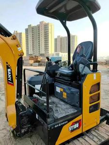 Mini-excavatrice Sany Sy18u de 1,9 tonne, excavatrice sur chenilles avec godet de 0,04 m³ de capacité, équipement de construction d'occasion - Product Image 5