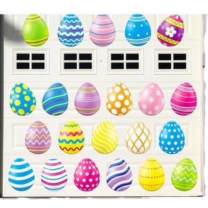Aimants de Pâques pour porte de garage, décorations magnétiques pour voiture en extérieur, décorations de jardin gonflables pour les fêtes, ornement de jardin de Pâques - Product Image 2