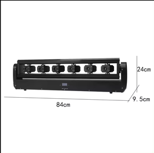 Barre de faisceau 3 en 1 6 yeux 6 pièces 500mw Dmx tête mobile Rgb lumière Laser Lazer couleur Dmx512 projecteur pour boîte de nuit événement lentille rouge - Product Image 2