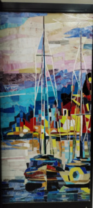 Hiện đại thủ công thủy tinh khảm gạch nghệ thuật tường bức tranh tường tùy chỉnh mô hình hướng dương trang trí nội thất độc đáo tùy chỉnh Loại sản phẩm - Product Image 4