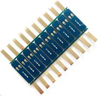Carte de protection de batterie BMS 3.2V 10A 32700 1S 3.7V 4MOS 10A 32650 avec bandes de nickel pour jouet électrique et lampadaire solaire