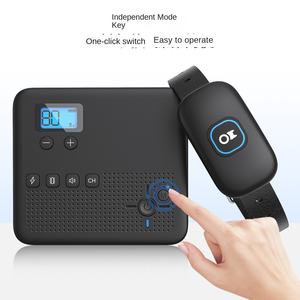 Dispositivo de entrenamiento antiladridos para perros, valla electrónica automática 2 en 1, vibración inteligente inalámbrica, <span class=keywords><strong>Collar</strong></span> - Product Image 4