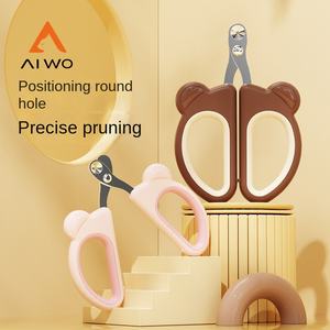กรรไกรตัดเล็บแมวลายหมี พร้อมรูกลม สำหรับมือใหม่ ผลิตในประเทศจีน - Product Image 1