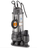 Pompa Air Submersible Stainless Steel V750 2 Inch 1HP 0.75KW 220V Fase Tunggal 10M3/H 12M Head Dengan Kabel 7M 2860RPM