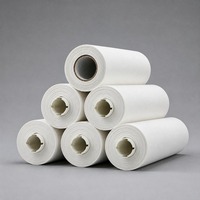 Lingette de nettoyage en rouleau non tissée Spunlace pour le nettoyage industriel des pochoirs SMT, qui retient la pâte à souder, le flux et les solvants