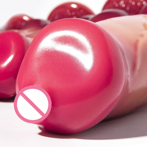 En gros, Godemiché réaliste et amusant de grande taille, Plug anal en silicone liquide avec ventouse, Masseur de prostate, Moule en silicone pour godemiché - Product Image 3
