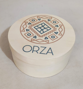 Boîte à gâteau au fromage en bois poli double couche de 4 et 6 pouces Emballage de fruits basques en mousseline de soie légère pour emballage de gâteau aux fruits - Product Image 2