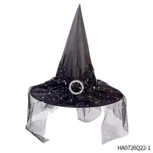 Sombrero <span class=keywords><strong>de</strong></span> <span class=keywords><strong>bruja</strong></span> <span class=keywords><strong>de</strong></span> Halloween, sombrero <span class=keywords><strong>de</strong></span> mago, accesorios para el cabello para fiestas <span class=keywords><strong>de</strong></span> Cosplay, disfraces <span class=keywords><strong>de</strong></span> personajes - Product Image 4