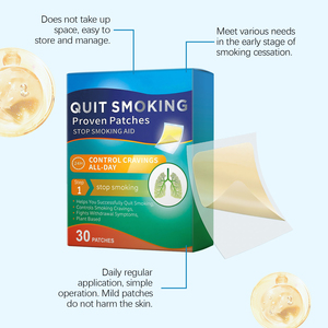 OEMハーブ禁煙パッチ 禁煙補助経皮システムパッチ 簡単で効果的な禁煙ヘルスステッカー - Product Image 5