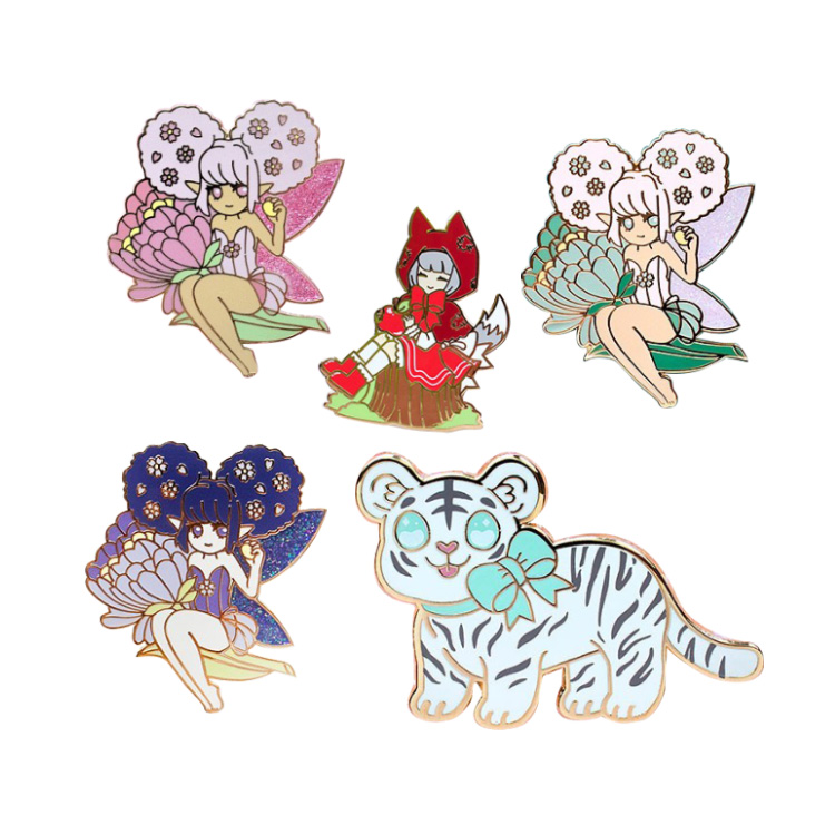 Personalized Wholesale Custom Cartoon Anime Sailor Moon Collector Enamel birthday girl pin badge