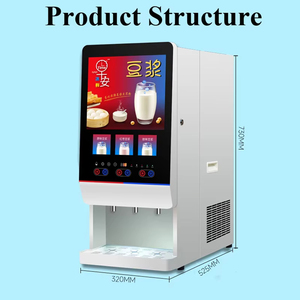 Máquina Expendedora de leche de soja de venta Holt, máquina automática de café instantáneo, excelente máquina expendedora de café - Product Image 3