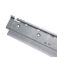 Plaque de base plate en alliage d'aluminium 6061 usinée CNC de haute précision, profilé extrudé sur mesure pour machines d'automatisation