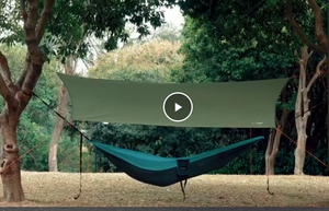 Pour Woqi Portable Camping Tente avec Pluie Fly <span class=keywords><strong>Tarp</strong></span> <span class=keywords><strong>Moustiquaire</strong></span> Nylon Parachute Conception Aluminium et Acier Poteaux pour Extérieur et Plage - Product Image 6