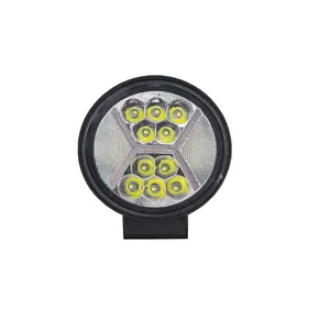 JHS luz de trabalho redonda de alta qualidade 4 polegadas 111 W preço de fábrica 12-24 V feixe combinado de ponto de inundação luz de trabalho multifuncional LED