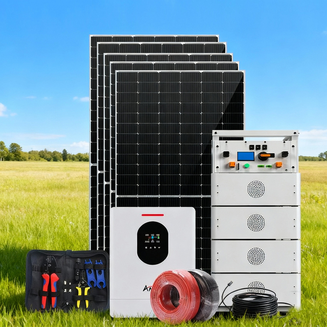 Complete Solar Panel Kit 3kw 5kw 5000W Offgrid Solar Energy Storage System Products for Home on Off Grid Full Set