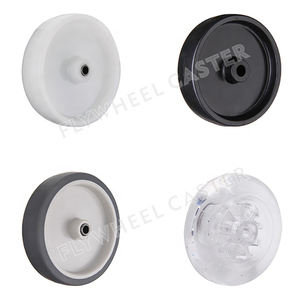 Perno agujero doble freno giratorio <span class=keywords><strong>2</strong></span> pulgadas 3 pulgadas doble rueda refrigerador TPE rueda <span class=keywords><strong>pequeña</strong></span> gris TPR rueda <span class=keywords><strong>nevera</strong></span> rueda doble rueda - Product Image 4