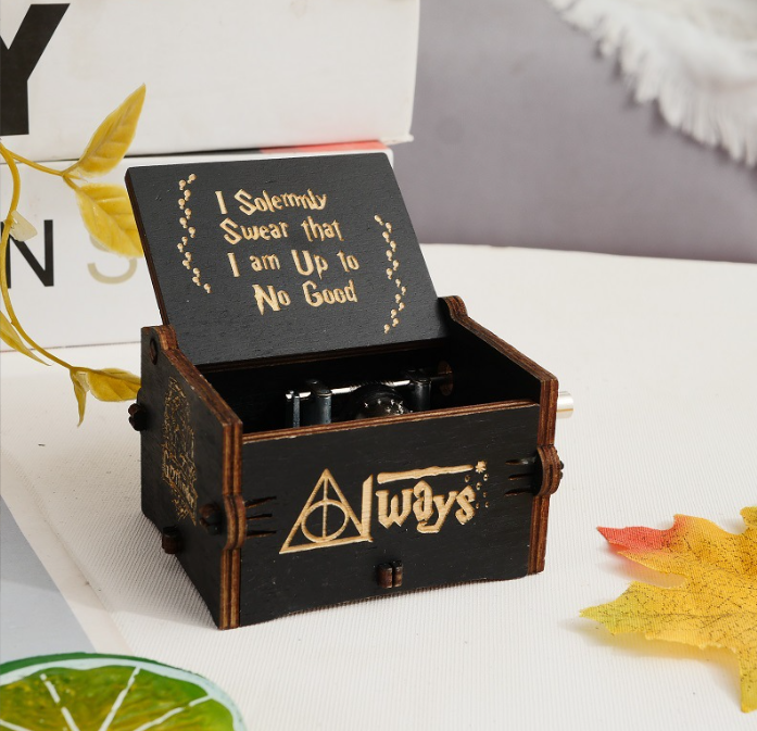 Caja de música Hary negra