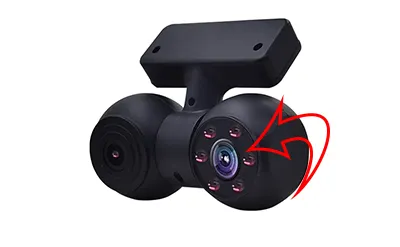 עיצוב פטנט 360 מעלות קטן מיני Wi-Fi 1080P מעקב אבטחה HD ראיית לילה מצלמת תנועה למונית