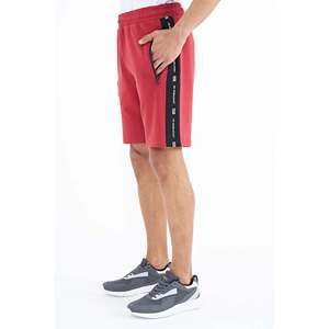 Shorts décontractés pour homme Alfred Red, taille moyenne, coton respirant, coupe standard, taille S - Product Image 1