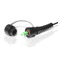 Cordon de raccordement extérieur étanche IP67 à fibre optique ODVA 7.0mm FTTA