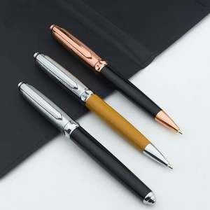 Stylo bille détectable par métal de haute qualité, stylo roller en métal avec coffret cadeau de luxe - Product Image 6