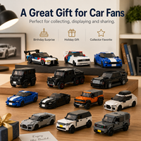 Ensembles de blocs de construction MOC Super Racing Car, voitures en briques DIY, modèles de véhicules et jouets de construction, voitures miniatures, cadeau pour enfants