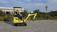 Kleiner Mini-Raupenbagger mit Briggs & Stratton Motor, Hengli Hydraulikkomponenten, Hocheffizienter Motor & Pumpe, Mini-Bagger