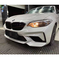 Coche de alta calidad kits de cuerpo para BMW Serie 2 F22 F23 2014-2018 actualización a M2C modelo con parachoques delantero completo con rejilla