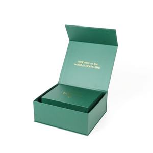 Custom Embossed Interactive Books Packaging Green Women Gift <b>Set</b> Engagement Gift Bridesmaids Magnetic Paper UV Matt Lamination - Product Image 6