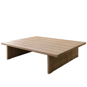 Mesa de Centro de Madera de Fresno de Color Claro/Oscuro, Estilo Artístico Wabi-Sabi, Vintage, Minimalista, para Muebles de Sala de Estar - Product Image 6