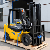 2 Tonnen 3 Tonnen Diesel-Gabelstapler Zweistufiger Mast Hubhöhe 4500mm 6000mm CE ISO Luftreifen Neu für Lager