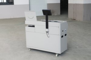 Máquina de encuadernación de pegamento caliente de un solo rodillo para libros Fuente de energía eléctrica con pantalla táctil grande - Product Image 4