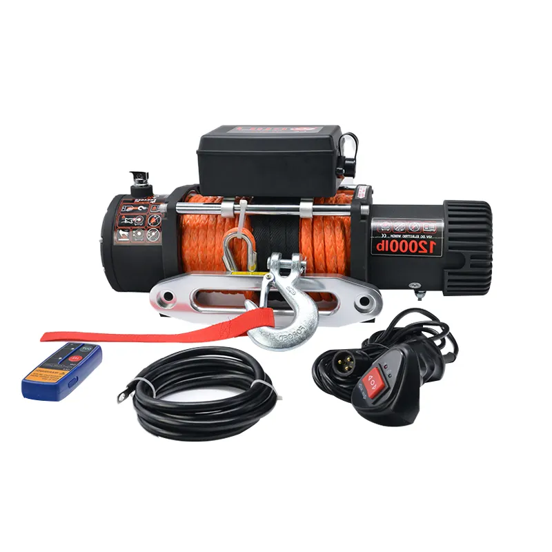 سيارة Winch 12 9500lbs 24 Volt v رافعة كهربائية رافعة ونش 8000lbs 15000lbs