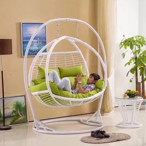 2 plazas con forma de huevo silla de mimbre pación cambios precio interior Swing cama - Product Image 6