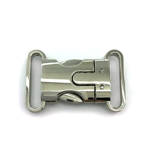 Proveedor al por mayor Hebilla de Liberación lateral de <span class=keywords><strong>metal</strong></span> de 20mm y 25mm Hebilla de inserción de bolsa de <span class=keywords><strong>metal</strong></span> Hebilla de liberación rápida - Product Image 3