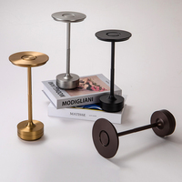 Lámpara de Mesa Moderna de Aluminio, Inalámbrica, con Control Táctil, de Lujo, para Mesita de Noche, Sala de Estar, Decoración del Hogar, Uso Comercial, Venta al Por Mayor
