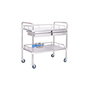 맞춤형 색상 스테인리스 스틸 의료용 카트 병원 기구 트롤리 무소음 바퀴 이동식 카트 - Product Image 2