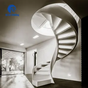 DS中国制造弧形螺旋楼梯现代室内楼梯设计