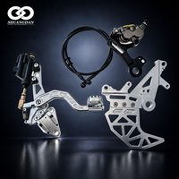 Kit d'assemblage de frein à pied SD Ultra Bee, support de montage double étrier en aluminium CNC pour vélo électrique Sur Ron Ultra Bee