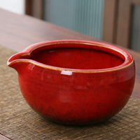 En stock, bol à matcha en céramique japonaise de luxe avec logo personnalisé, bol à thé matcha fait à la main, chawan avec bec verseur pour cérémonie