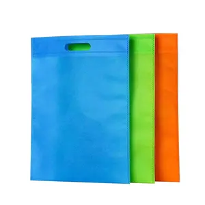 उच्च गुणवत्ता वाले पर्यावरण अनुकूल टोट गैर बुना प्रोमोशनल शॉपिंग बैग पुन: प्रयोज्य गैर बुना किराना बैग