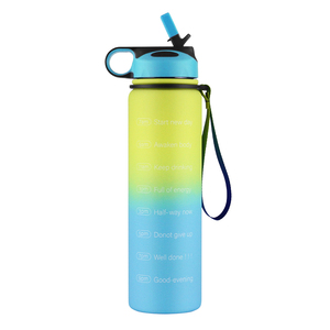 32oz Grande <span class=keywords><strong>Motivation</strong></span> Marqueur Temporel Sport Écologique Motivé Métal Bouteille D'eau Avec De <span class=keywords><strong>La</strong></span> Paille De Logo Fait Sur - Product Image 5