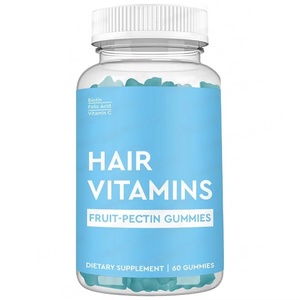 Gomitas de Vitaminas para el Cabello Solilan OEM con Biotina, Vitaminas E y C que Favorecen el Crecimiento del Cabello - Product Image 1