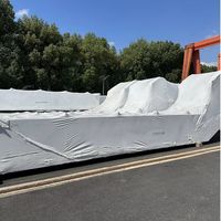 Film d'emballage laminé thermorétractable en PE, résistant à l'humidité, vente en gros d'usine, pour conteneurs de 20, 26, 40 et 50 pieds, transport et construction