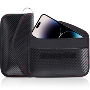 <span class=keywords><strong>Bolsa</strong></span> de Fibra de Carbono Premium para Bloqueo de Señales con Protección <span class=keywords><strong>RFID</strong></span>, Funda Protectora para Llaves de Coche, <span class=keywords><strong>Bolsa</strong></span> de Almacenamiento <span class=keywords><strong>Faraday</strong></span> para Llaves de Coche - Product Image 1